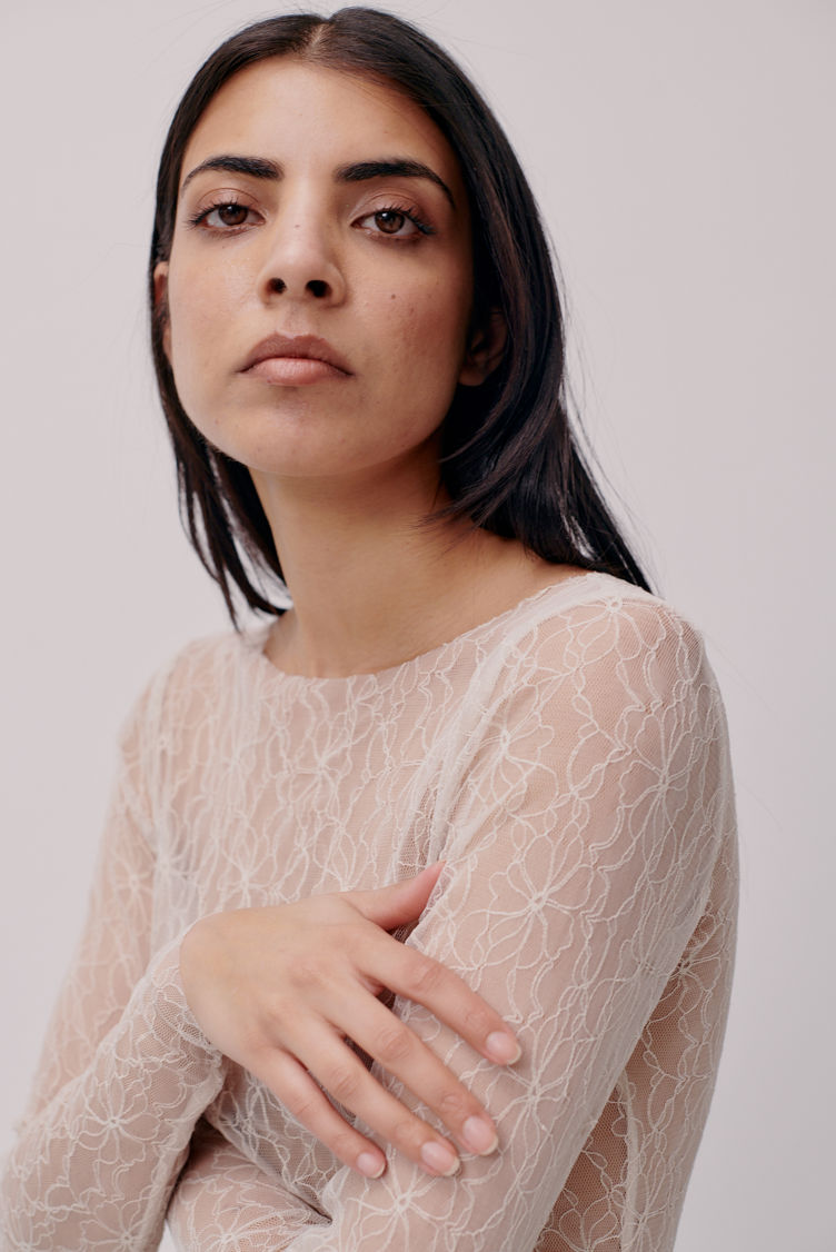 Hofmann Copenhagen Karen Lace Top - Oyster