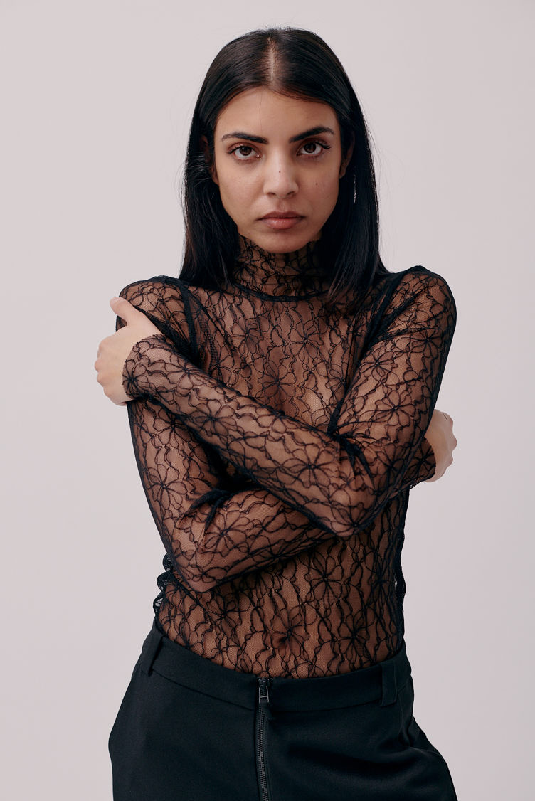 Hofmann Copenhagen Karen Lace Top - Black