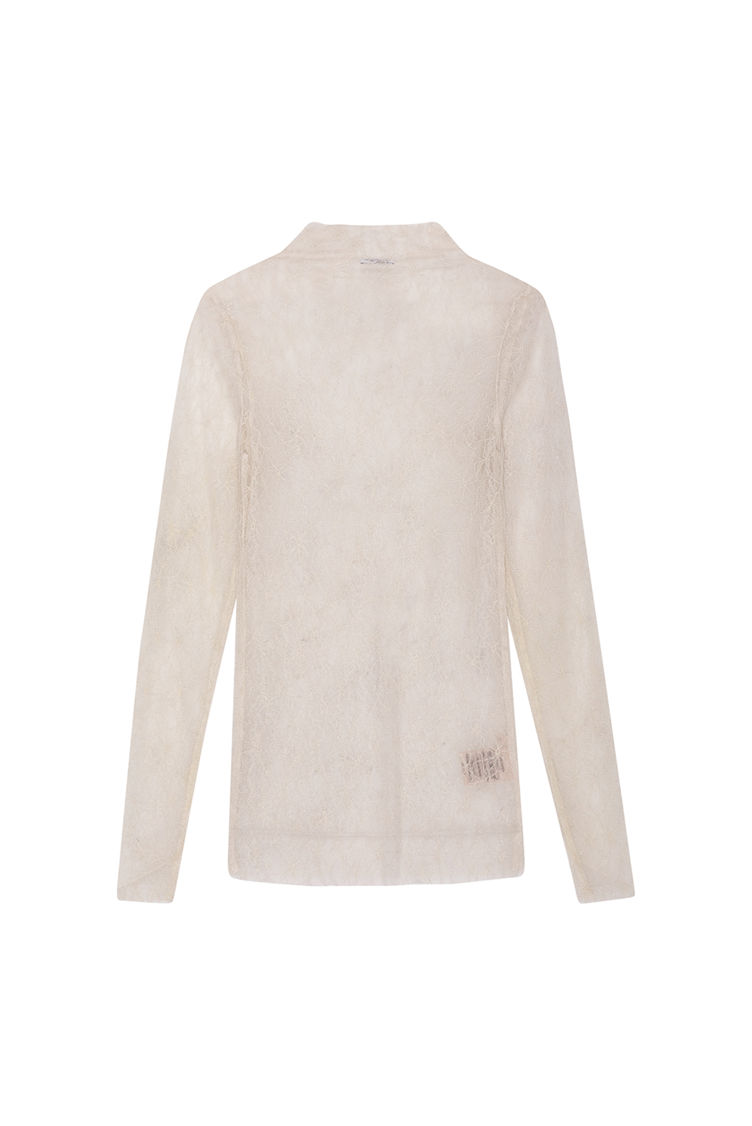 Hofmann Copenhagen Karen Lace Top - Oyester
