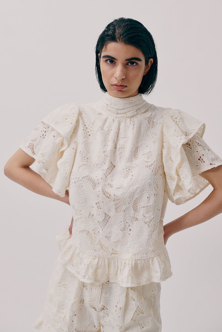 Hofmann Copenhagen Kourtney Top - Creme